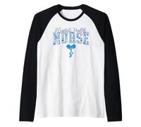 Enfermera Divertida de Salud Mental Enfermera psiquiátrica Enfermera psiquiátrica Camiseta Manga Raglan