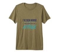 Enfermera Divertida Que he Visto Peor Profesional médico sarcástico Camiseta Premium