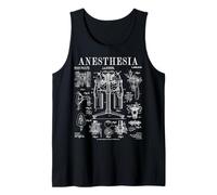 Enfermera Doctor Anestesia Anestesia Médico Anestesista Vintage Patente Camiseta sin Mangas