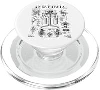 Enfermera Doctor Anestesia Anestesia Médico Anestesista Vintage Patente PopSockets PopGrip para MagSafe