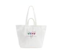 Enfermera en apuros Maxi Tote Bag TCAE | Bolso Grande de Algodón con Corazones Multicolor, Bolsillo Interior con Cremallera, Asas Dobles, Alta Capacidad (Tcae)