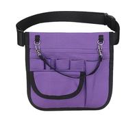 Enfermera Fanny Pack portátil Ultra Delgada Gran Capacidad Múltiples Compartimentos Enfermera Bolsa Bag Purple aplicable para Profesionales de la Salud