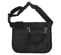 Enfermera Fanny Pack Suministros Médicos Bolsa de Almacenamiento Multi Compartimento Naturaleza Medicina Bolsa (Negro)