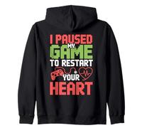 Enfermera Gamer Gaming Divertido ICU RN ER Enfermera Humor EMT Paramédico Sudadera con Capucha