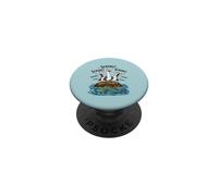 Enfermera Gaviota Gritar Grito Scrub Wrasse Juego de Palabras Salud Humor PopSockets PopGrip Adhesivo