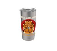 Enfermera Golden Mom Healing Paws Amante de los perros Vaso térmico de acero inoxidable de doble pared