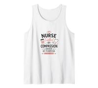Enfermera impulsada por el diseño médico impulsado por la compasión Camiseta sin Mangas
