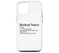 Enfermera jubilada EST. 2025 Ex Salvavidas Ahora Carcasa para iPhone 12/12 Pro
