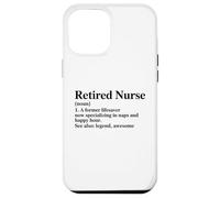 Enfermera jubilada EST. 2025 Ex Salvavidas Ahora Carcasa para iPhone 12 Pro MAX