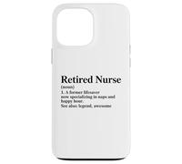 Enfermera jubilada EST. 2025 Ex Salvavidas Ahora Carcasa para iPhone 13 Pro MAX