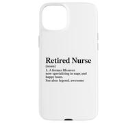 Enfermera jubilada EST. 2025 Ex Salvavidas Ahora Carcasa para iPhone 15 Plus