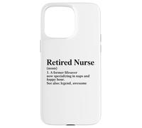 Enfermera jubilada EST. 2025 Ex Salvavidas Ahora Carcasa para iPhone 15 Pro MAX