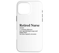 Enfermera jubilada EST. 2025 Ex Salvavidas Ahora Carcasa para iPhone 16 Pro MAX