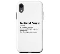 Enfermera jubilada EST. 2025 Ex Salvavidas Ahora Carcasa para iPhone XR