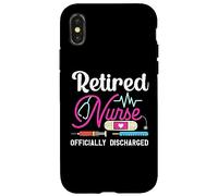 Enfermera jubilada Mujeres Enfermería Clínica RN LPN Medical Carcasa para iPhone X/XS