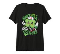 Enfermera Just a Little Pinch Enfermera de trébol del día de San Patricio Camiseta Premium