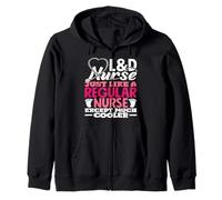 Enfermera L&D como una enfermera regular Enfermera Trabajo Sudadera con Capucha