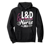 Enfermera L&D Enfermera de trabajo y parto Sudadera con Capucha