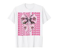 Enfermera Militar VA Enfermera Enfermería Chica Mamá Coquet Camiseta