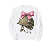 Enfermera Militar VA Enfermera Enfermería Chica Mamá Coquet Sudadera
