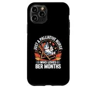 Enfermera paliativa ber Meses Lindo Gato Temporada Otoño Carcasa para iPhone 11 Pro