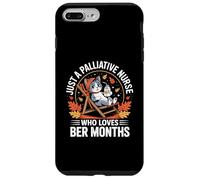 Enfermera paliativa ber Meses Lindo Gato Temporada Otoño Carcasa para iPhone 7 Plus/8 Plus