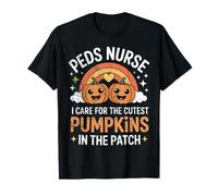Enfermera pediátrica de Halloween PEDS RN Pediatra Rainbow Fall Camiseta