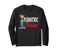 Enfermera pediátrica Jirafa Lindo Enfermería Médico Hospital Scrub Manga Larga
