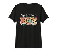 Enfermera Psiquiátrica Boho Salud Mental Enfermería Enfermera Psiquiátrica Camiseta Premium