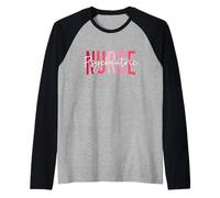 Enfermera psiquiátrica divertida Enfermera de salud mental Enfermera de psicología Camiseta Manga Raglan