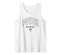 Enfermera psiquiátrica divertida Enfermera de salud mental Enfermera de psicología Camiseta sin Mangas