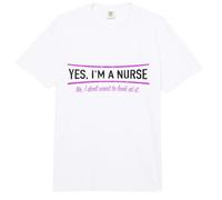 Enfermera Que Dice Yes I'm A Nurse No I Don't Want To Look Comfort Colors Adult Heavyweight T-Shirt