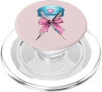 Enfermera quirúrgica Surg Enfermera Enfermería Niña Mamá Coqueta Ar PopSockets PopGrip para MagSafe