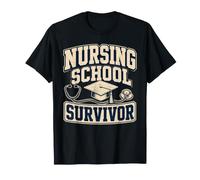 Enfermera sobreviviente de la Escuela de enfermería Grad RN Funny Camiseta