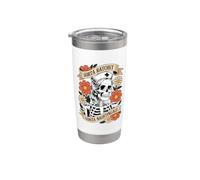 Enfermera Sorta Ratchet Sorta Nightingale Esqueleto Halloween Vaso térmico de acero inoxidable de doble pared