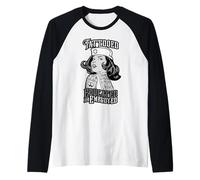 Enfermera Tatuada educada y empleada Vintage Pop Art Girl Camiseta Manga Raglan