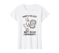 Enfermera Trabajador Médico Ganso No Suficientemente Divertido Camiseta gráfica económica, Mujer, Blanco, M