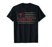 Enfermera Trauma Vintage Trauma Enfermería Cuidado Crítico UCI Enfermera Camiseta