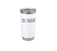Enfermera UCI Vintage Unidad de cuidados intensivos Enfermera Enfermera de emergencia Vaso térmico de acero inoxidable de doble pared