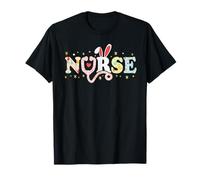 Enfermeras Conejo de Pascua Huevo Estetoscopio Enfermera Feliz Día Camiseta