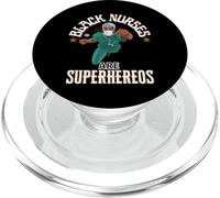 Enfermeras Negras Son superhéroes Regalo de Agradecimiento de enfermería PopSockets PopGrip para MagSafe