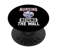 Enfermería detrás del Muro Enfermera correccional PopSockets PopGrip Adhesivo