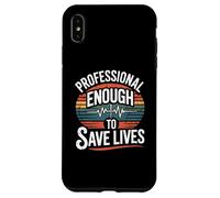 Enfermería no considerada una profesión Enfermera Orgullosa Salva Vidas Carcasa para iPhone XS MAX