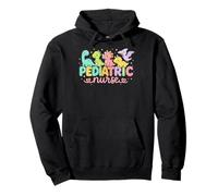 Enfermería Profesión Bebé Dinosaurios Lindo Enfermera Pediátrica Sudadera con Capucha