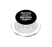 Enfermería quirúrgica médica RN Med Surg Nurse PopSockets PopGrip para MagSafe