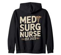 Enfermería quirúrgica médica RN Med Surg Nurse Sudadera con Capucha