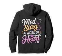 Enfermería quirúrgica médica RN Med Surg Nurse Sudadera con Capucha
