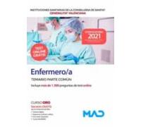 Enfermero/a De Instituciones Sanitarias De La Conselleria De Sanitat De La Generalitat Valenciana. Temario Parte Común