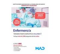 Enfermero/a De Instituciones Sanitarias De La Conselleria De Sanitat De La Generalitat Valenciana. Temario Parte Específica Vol 1