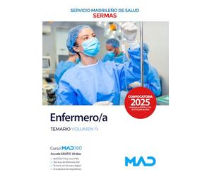 ENFERMERO;A DEL SERMAS. TEMARIO VOLUMEN 4